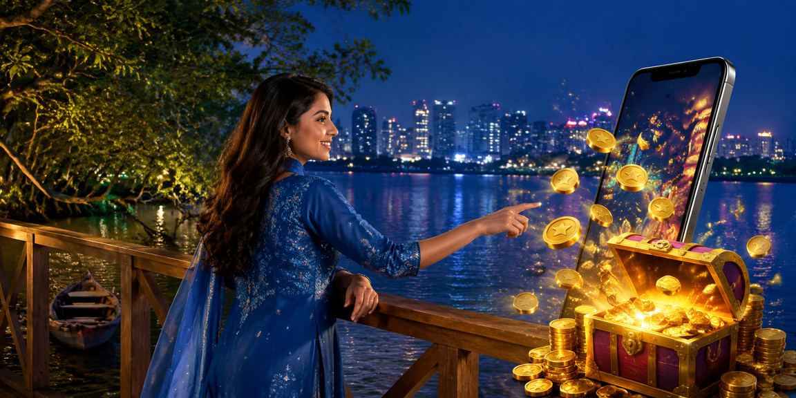 সিলেটের মোবাইল ক্যাসিনো ব্যবহারকারী 95bd প্ল্যাটফর্মে সালোয়ার কামিজ পরে খেলছেন
